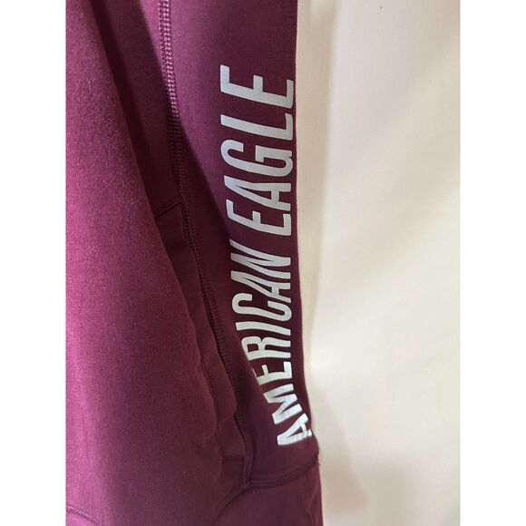 American Eagle Men's Big & Tall Burgundy Sweatshirt with Side Pockets Size XXXL - Picture 4 of 7